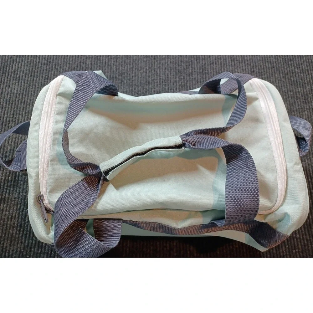 Adidas Defender III Medium Gym Duffle‎ Bag Mint Green And Gray EUC